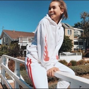 Flame Sweatshirt by Brandy Melville